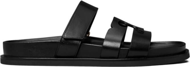 TORY BURCH Zwarte sandalen voor vrouwen Black Dames