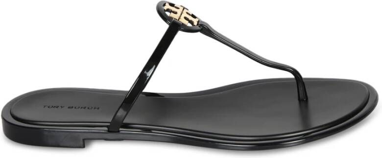 Tory Burch Zwarte sandalen voor vrouwen Stijlvol ontwerp