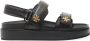 TORY BURCH Zwarte Sleehak Schoenen Velcro Sluiting Black Dames - Thumbnail 1