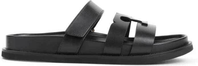 TORY BURCH Zwarte Slide Sandaal Black Dames