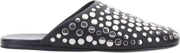 Tory Burch Zwarte Studded Mule Sandalen