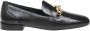 TORY BURCH Zwarte Gouden Loafer Schoenen voor Dames Black Dames - Thumbnail 1