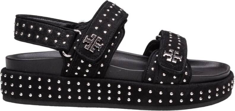 TORY BURCH Sandalen Kira Stud Sport Sandal in zwart