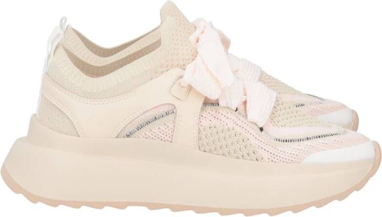 Tosca Blu Beige Elastische Sneakers