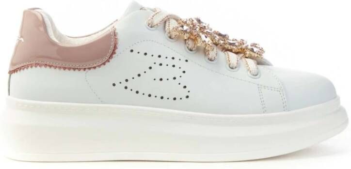 Tosca Blu Glamour Sneaker Lente Zomer Collectie White Dames