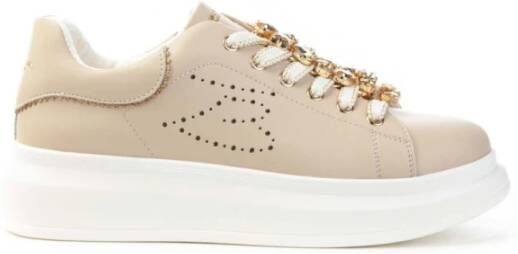 Tosca Blu Glamour Sneakers Lente Zomer Collectie Beige Dames