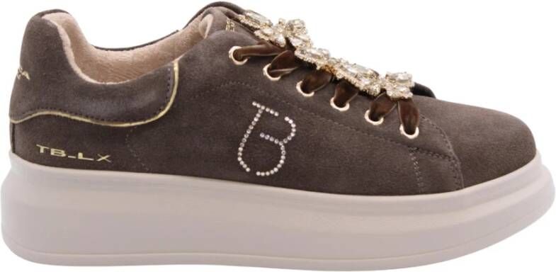 Tosca Blu Mode Sneaker met Duitzendblad Design - Foto 6