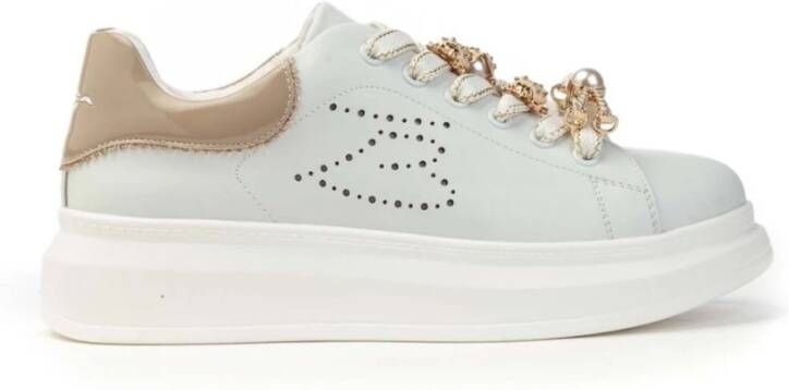 Tosca Blu Iconische Allison Bijoux Sneakers White Dames