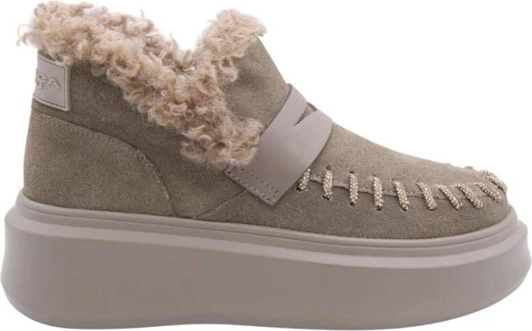 Tosca Blu Stijlvolle Boot met Pioenroos Details