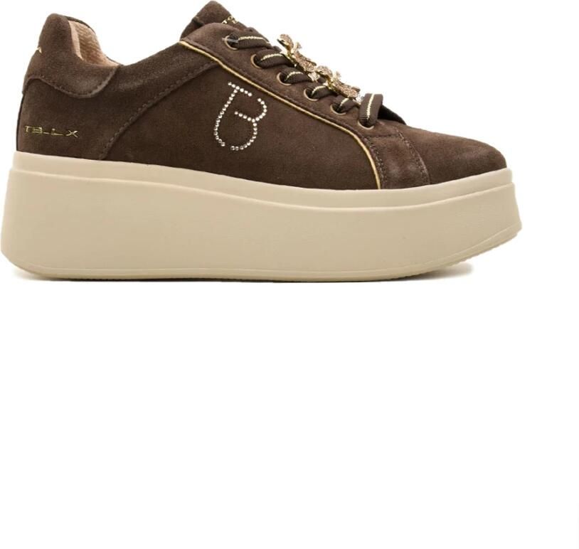 Tosca Blu Dazzling Suède Platform Sneakers