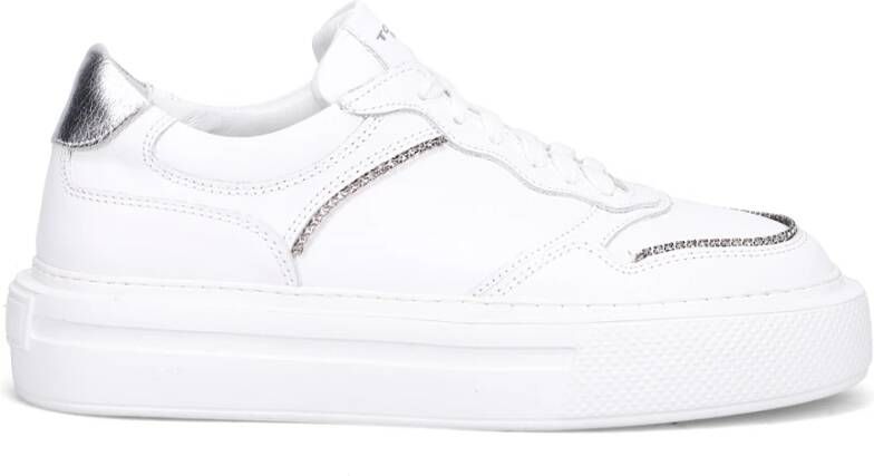 Tosca Blu Witte Leren Dames Sneakers Wit Dames