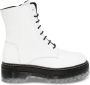 Tosca Blu Witte Patent Low Boot met Veters White Dames - Thumbnail 1