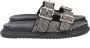 Tosca Blu Zwarte sandalen met brillantini - Thumbnail 1