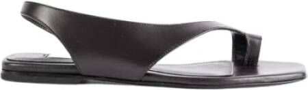 TotêMe Leren sandalen met vierkante neus