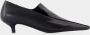 TOTEME Low-Top Sneakers Kitten Loafers Leather Black in zwart - Thumbnail 5