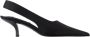 TOTEME Hoge hakken Classic Slingbacks Silk Black in zwart - Thumbnail 1