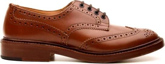 Tricker's Antieke Leren Brogues Brown Heren