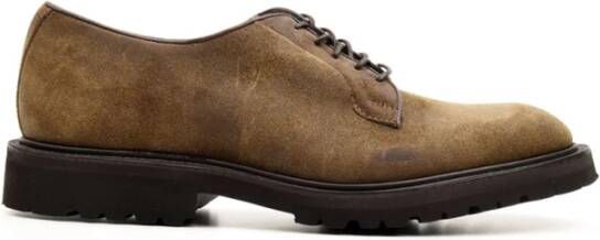 Tricker's Beige Veterschoenen voor Heren Brown Heren