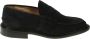 Tricker's Blauwe Suède Mocassins Loafers - Thumbnail 1