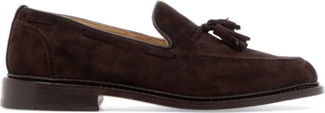 Tricker's Bruine leren loafers voor heren