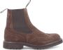 Tricker's Bruine Suède Chelsea Boot met Brogue Detail - Thumbnail 1