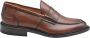 Tricker's Gebrande kastanje Loafers James Regular Brown Heren - Thumbnail 2