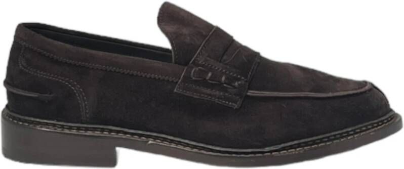 Tricker's Klassieke Castorino Loafers Brown Heren