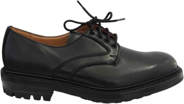 Tricker's Klassieke Derby Schoenen Black Heren