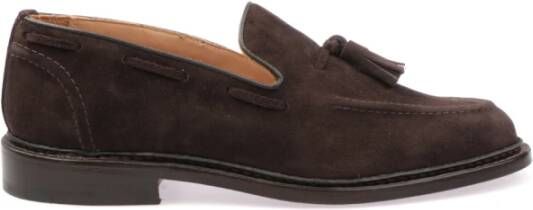 Tricker's Met de hand gemaakt Koffie Suède Loafer