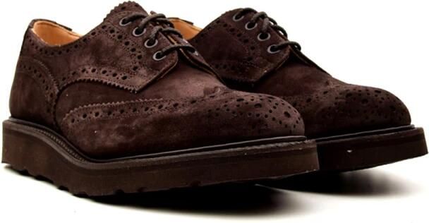 Tricker's Klassieke Bruine Platte Schoenen