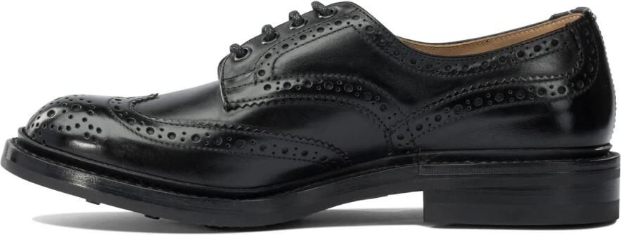 Tricker's Klassieke Zwarte Leren Derby Schoenen - Foto 4