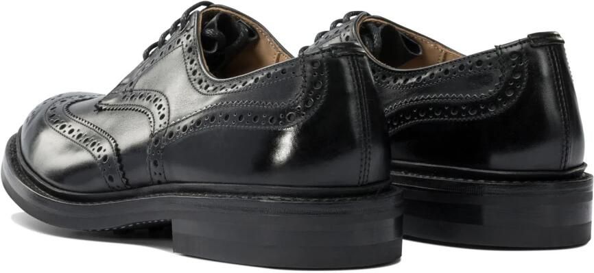 Tricker's Klassieke Zwarte Leren Derby Schoenen - Foto 3