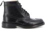 Tricker's Zwarte kalfsleren Dainite enkellaars - Thumbnail 1