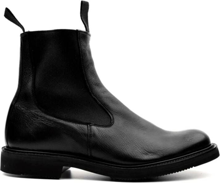 Tricker's Zwarte Leren Laarzen Black Heren