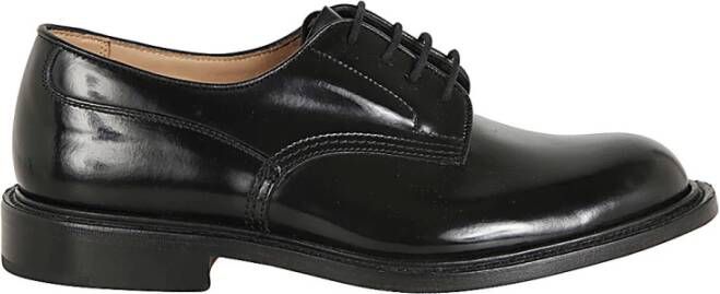 Tricker's Zwarte Veterschoenen Black Heren