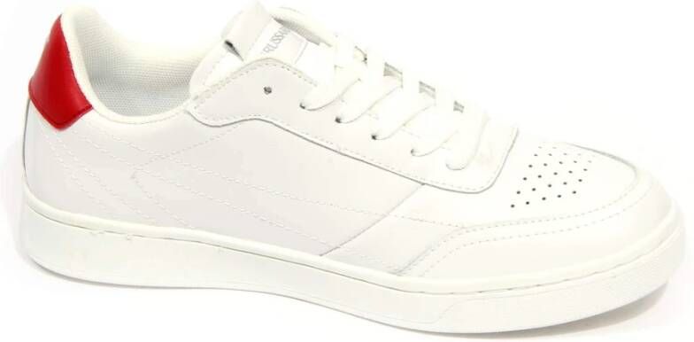 Trussardi Craft Leren Schoenen Wit Rood