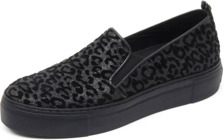 Trussardi Luipaard Instap Schoen met Sleehak