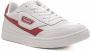 Trussardi Craft Leren Schoenen Wit Rood - Thumbnail 2