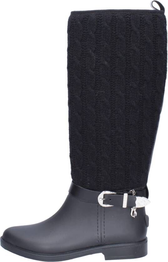 Trussardi Rubber Dameslaarzen Black Dames