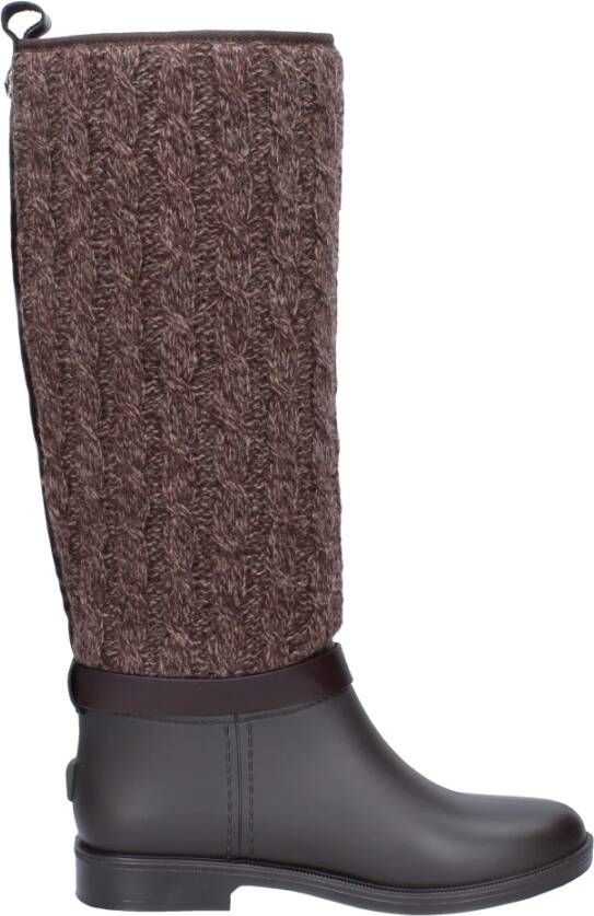 Trussardi Rubber Dameslaarzen Brown Dames