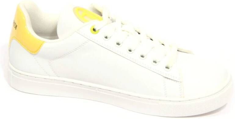 Trussardi Vegan Leren Schoenen Wit | Geel