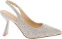 Twentyfour Grijze Kristal Slingback Hakken Vrouw - Thumbnail 1