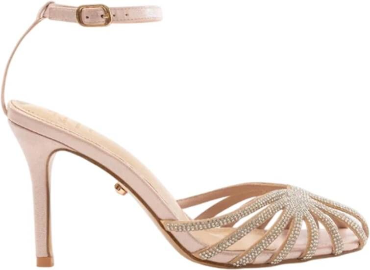 Twentyfour Kooi Juweel Sandaal Enkelband Stiletto