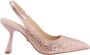 Twentyfour Kristalhak Slingback Schoenen Beige Dames - Thumbnail 1