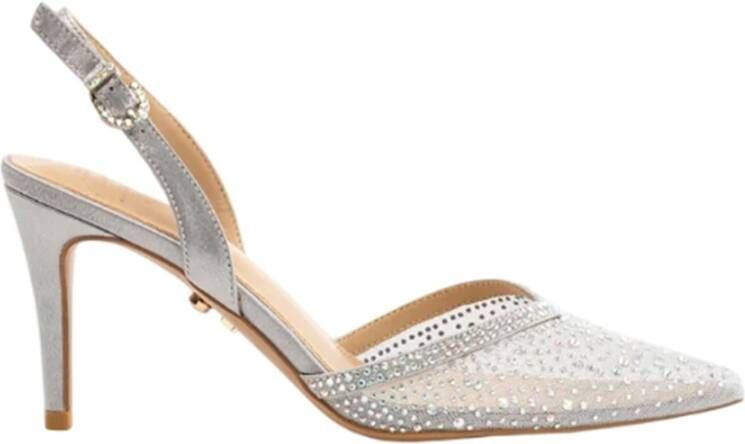 Twentyfour Strass Slingback Stiletto Hak Platte Schoenen - Foto 1