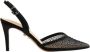 Twentyfour Zwarte Slingback Platte Schoenen met Strass - Thumbnail 1