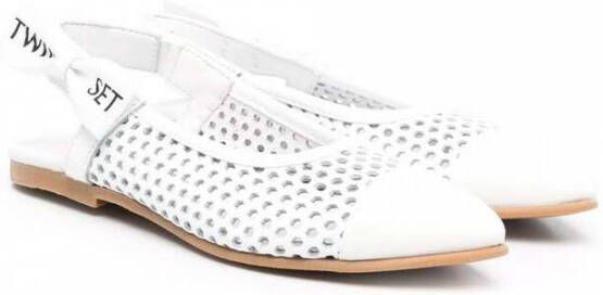 Twinset Ballerina Shoes Wit