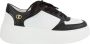 Twinset Lage Leren Bicolor Sneakers Multicolor Dames - Thumbnail 1