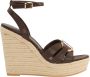 Twinset Bruine Zomer Sandalen voor Vrouwen - Thumbnail 1