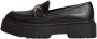 Twinset Eco-leren loafers met Oval T klem Black Dames - Thumbnail 6
